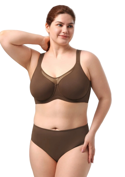 Minimizer-BH in Beige am Modell, seitliche Ansicht